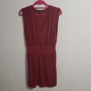 Burgundy boutique dress
